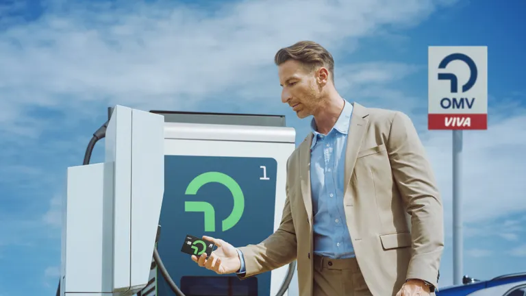 A man on a filling station