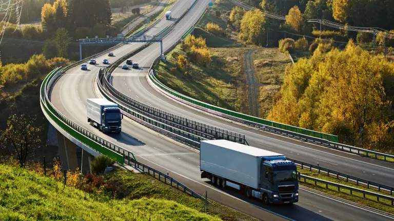 Traffic on a motorway
